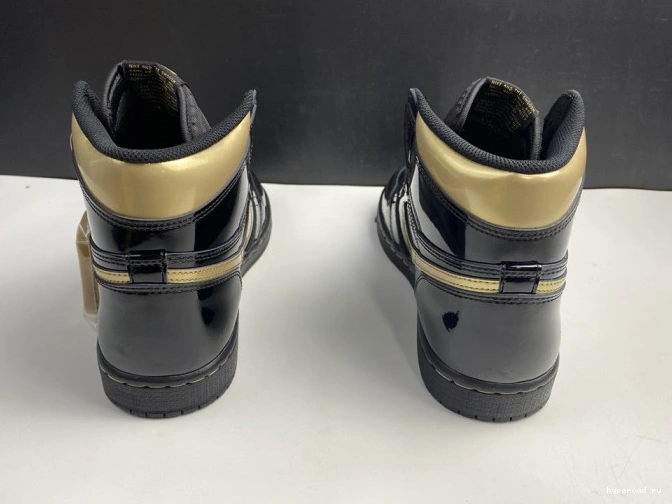 GOLD METALLIC BLACK RETRO JORDAN 1 555088-032 AIR (2020) HIGH 0718